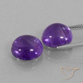 Shop natural 9.45ct ミディアムバイオレット アメジスト gems, ラウンド, from ブラジル at GemSelect. In stock, global shipping!