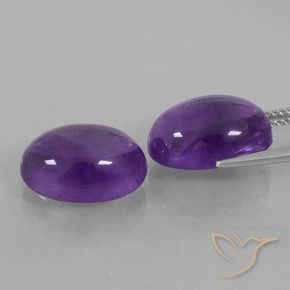 Shop natural 13.75ct ミディアム薄いバイオレット アメジスト gems, 楕円形, from ブラジル at GemSelect. In stock, global shipping!