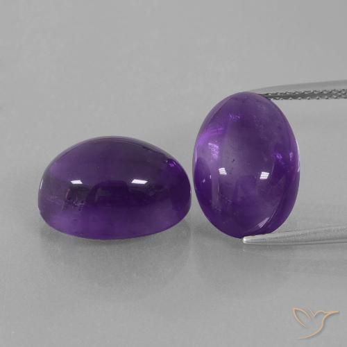 Shop natural 15.15ct ミディアムバイオレット アメジスト gems, 楕円形, from ブラジル at GemSelect. In stock, global shipping!
