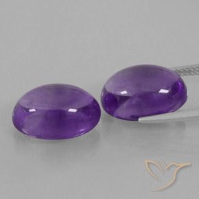 Shop natural 14.52ct ミディアムバイオレット アメジスト gems, 楕円形, from ブラジル at GemSelect. In stock, global shipping!