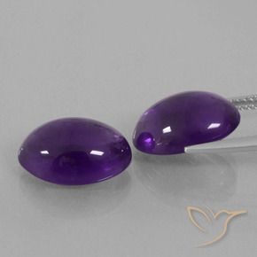 Shop natural 10.89ct ミディアムバイオレット アメジスト gems, 楕円形, from ブラジル at GemSelect. In stock, global shipping!