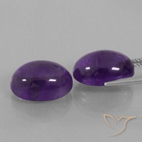 Shop natural 14.31ct ミディアムバイオレット アメジスト gems, 楕円形, from ブラジル at GemSelect. In stock, global shipping!