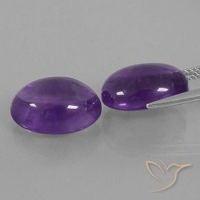 Shop natural 12.81ct ミディアムバイオレット アメジスト gems, 楕円形, from ブラジル at GemSelect. In stock, global shipping!