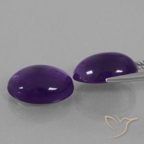 Shop natural 11.24ct ダークバイオレット アメジスト gems, 楕円形, from ブラジル at GemSelect. In stock, global shipping!