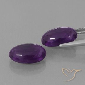 Shop natural 6.38ct 赤みがかった紫 アメジスト gems, 楕円形, from ブラジル at GemSelect. In stock, global shipping!