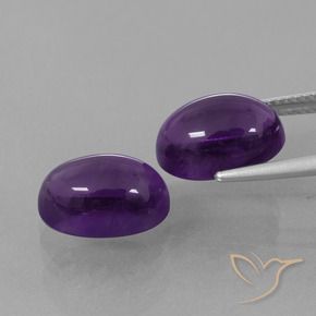 Shop natural 9.85ct ミディアムバイオレット アメジスト gems, 楕円形, from ブラジル at GemSelect. In stock, global shipping!