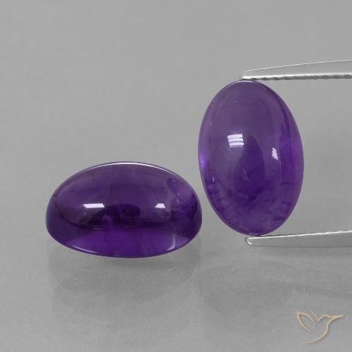 Shop natural 8.84ct ミディアムバイオレット アメジスト gems, 楕円形, from ブラジル at GemSelect. In stock, global shipping!