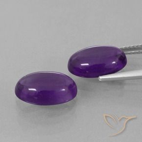 Shop natural 6.76ct ミディアムバイオレット アメジスト gems, 楕円形, from ブラジル at GemSelect. In stock, global shipping!
