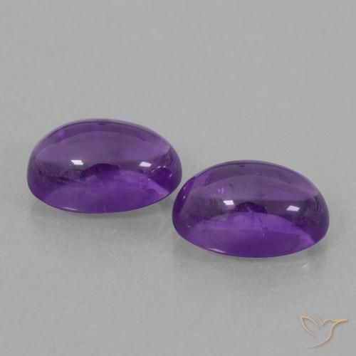 Shop natural 8.42ct ミディアムバイオレット アメジスト gems, 楕円形, from ブラジル at GemSelect. In stock, global shipping!