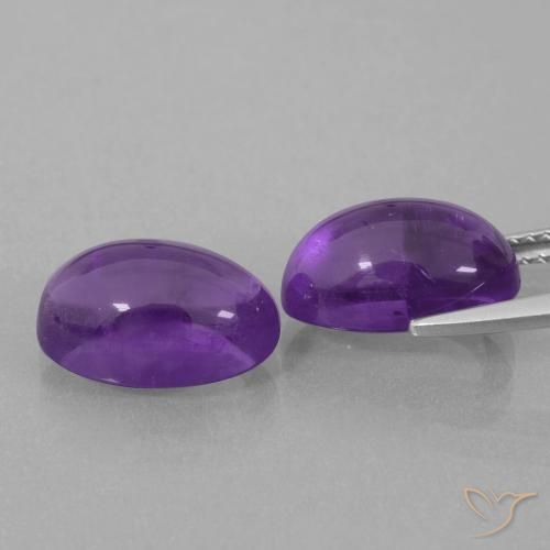 Shop natural 8.42ct ミディアムバイオレット アメジスト gems, 楕円形, from ブラジル at GemSelect. In stock, global shipping!