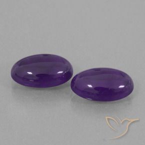 Shop natural 6.43ct ミディアムバイオレット アメジスト gems, 楕円形, from ブラジル at GemSelect. In stock, global shipping!