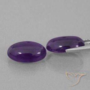 Shop natural 6.43ct ミディアムバイオレット アメジスト gems, 楕円形, from ブラジル at GemSelect. In stock, global shipping!