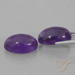 Shop natural 8.14ct ミディアムバイオレット アメジスト gems, 楕円形, from ブラジル at GemSelect. In stock, global shipping!