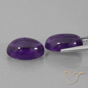 Shop natural 7.54ct ミディアムバイオレット アメジスト gems, 楕円形, from ブラジル at GemSelect. In stock, global shipping!