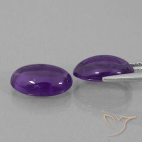 Shop natural 6.37ct ミディアムバイオレット アメジスト gems, 楕円形, from ブラジル at GemSelect. In stock, global shipping!