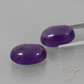 Shop natural 7.90ct ミディアムバイオレット アメジスト gems, 楕円形, from ブラジル at GemSelect. In stock, global shipping!