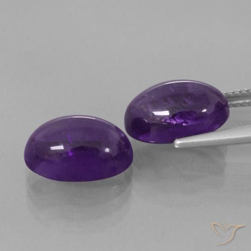 Shop natural 8.58ct ミディアムバイオレット アメジスト gems, 楕円形, from ブラジル at GemSelect. In stock, global shipping!