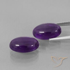 Shop natural 6.49ct ダークバイオレット アメジスト gems, 楕円形, from ブラジル at GemSelect. In stock, global shipping!