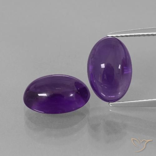 Shop natural 7.34ct ミディアムバイオレット アメジスト gems, 楕円形, from ブラジル at GemSelect. In stock, global shipping!