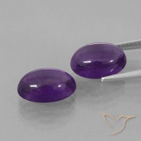 Shop natural 7.34ct ミディアムバイオレット アメジスト gems, 楕円形, from ブラジル at GemSelect. In stock, global shipping!