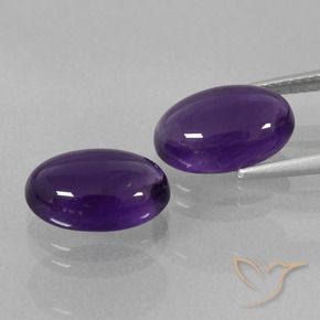 Shop natural 6.93ct ミディアムバイオレット アメジスト gems, 楕円形, from ブラジル at GemSelect. In stock, global shipping!