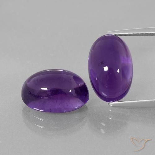 Shop natural 8.85ct ミディアムバイオレット アメジスト gems, 楕円形, from ブラジル at GemSelect. In stock, global shipping!