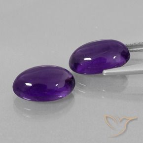 Shop natural 6.81ct ミディアムバイオレット アメジスト gems, 楕円形, from ブラジル at GemSelect. In stock, global shipping!