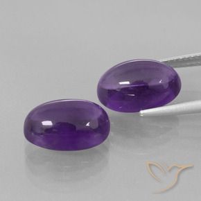 Shop natural 8.14ct ミディアムバイオレット アメジスト gems, 楕円形, from ブラジル at GemSelect. In stock, global shipping!