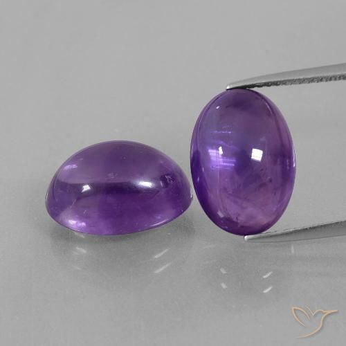 Shop natural 13.78ct ミディアム薄いバイオレット アメジスト gems, 楕円形, from ブラジル at GemSelect. In stock, global shipping!