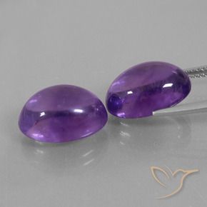 Shop natural 13.78ct ミディアム薄いバイオレット アメジスト gems, 楕円形, from ブラジル at GemSelect. In stock, global shipping!