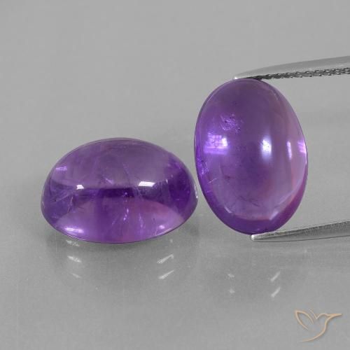 Shop natural 14.65ct 赤みがかった紫 アメジスト gems, 楕円形, from ブラジル at GemSelect. In stock, global shipping!