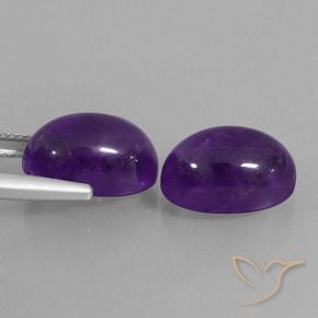 Shop natural 12.64ct ミディアムバイオレット アメジスト gems, 楕円形, from ブラジル at GemSelect. In stock, global shipping!