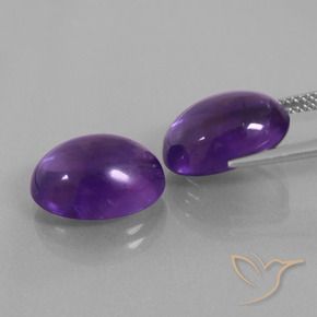 Shop natural 12.50ct ミディアムバイオレット アメジスト gems, 楕円形, from ブラジル at GemSelect. In stock, global shipping!