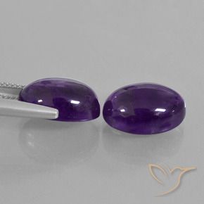 Shop natural 12.94ct ミディアムバイオレット アメジスト gems, 楕円形, from ブラジル at GemSelect. In stock, global shipping!