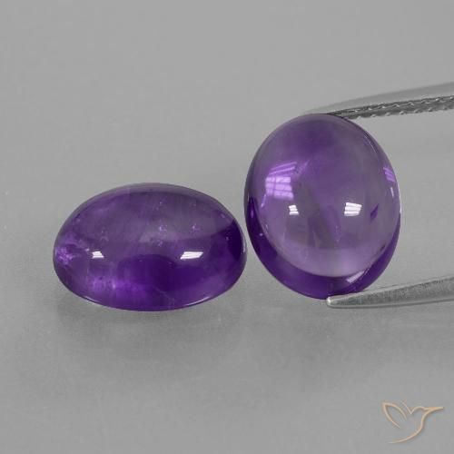 Shop natural 7.88ct ミディアムバイオレット アメジスト gems, 楕円形, from ブラジル at GemSelect. In stock, global shipping!