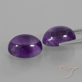 Shop natural 7.69ct ミディアムバイオレット アメジスト gems, 楕円形, from ブラジル at GemSelect. In stock, global shipping!