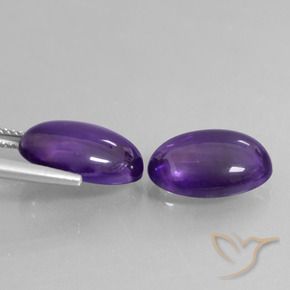 Shop natural 11.00ct ミディアムバイオレット アメジスト gems, 楕円形, from ブラジル at GemSelect. In stock, global shipping!