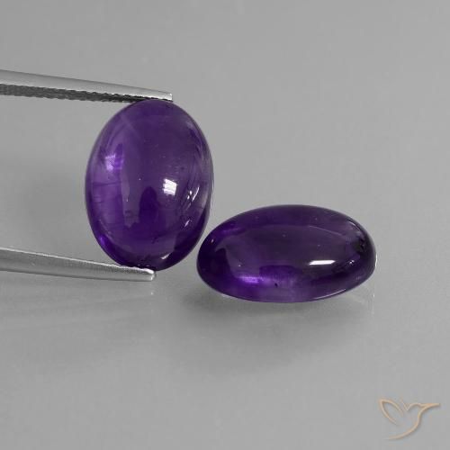 Shop natural 11.20ct ディープバイオレット アメジスト gems, 楕円形, from ブラジル at GemSelect. In stock, global shipping!