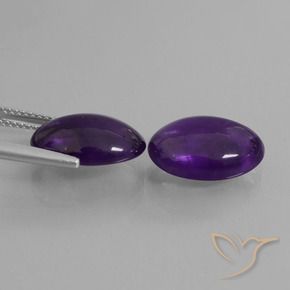 Shop natural 10.19ct ミディアムバイオレット アメジスト gems, 楕円形, from ブラジル at GemSelect. In stock, global shipping!