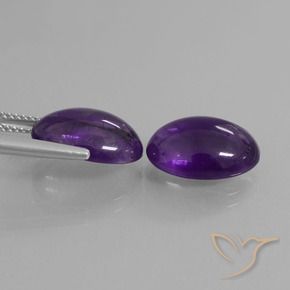 Shop natural 10.17ct ミディアムバイオレット アメジスト gems, 楕円形, from ブラジル at GemSelect. In stock, global shipping!