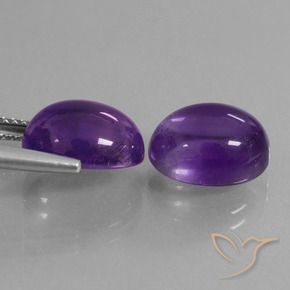 Shop natural 8.76ct ミディアムバイオレット アメジスト gems, 楕円形, from ブラジル at GemSelect. In stock, global shipping!