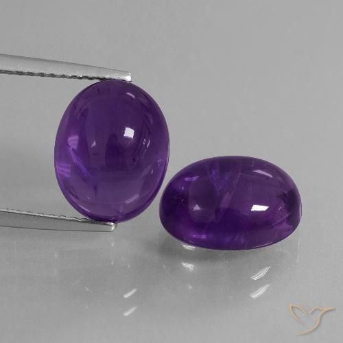 Shop natural 8.83ct ディープバイオレット アメジスト gems, 楕円形, from ブラジル at GemSelect. In stock, global shipping!