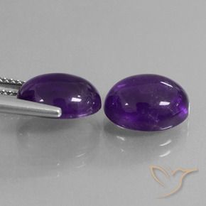 Shop natural 8.01ct ミディアムバイオレット アメジスト gems, 楕円形, from ブラジル at GemSelect. In stock, global shipping!