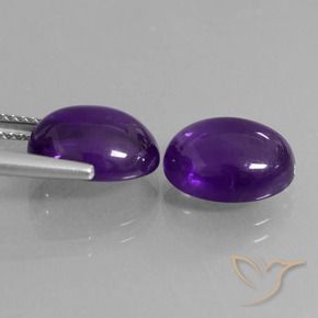 Shop natural 7.48ct ミディアムバイオレット アメジスト gems, 楕円形, from ブラジル at GemSelect. In stock, global shipping!
