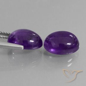 Shop natural 7.86ct ミディアムバイオレット アメジスト gems, 楕円形, from ブラジル at GemSelect. In stock, global shipping!