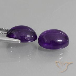 Shop natural 7.63ct ディープバイオレット アメジスト gems, 楕円形, from ブラジル at GemSelect. In stock, global shipping!