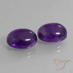 Shop natural 8.08ct ミディアムバイオレット アメジスト gems, 楕円形, from ブラジル at GemSelect. In stock, global shipping!