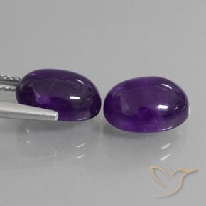 Shop natural 8.08ct ミディアムバイオレット アメジスト gems, 楕円形, from ブラジル at GemSelect. In stock, global shipping!