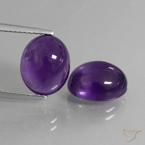 Shop natural 7.99ct ダークバイオレット アメジスト gems, 楕円形, from ブラジル at GemSelect. In stock, global shipping!