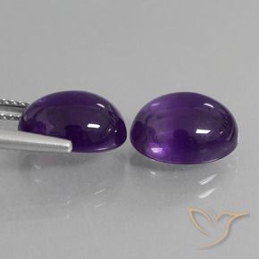 Shop natural 7.99ct ダークバイオレット アメジスト gems, 楕円形, from ブラジル at GemSelect. In stock, global shipping!